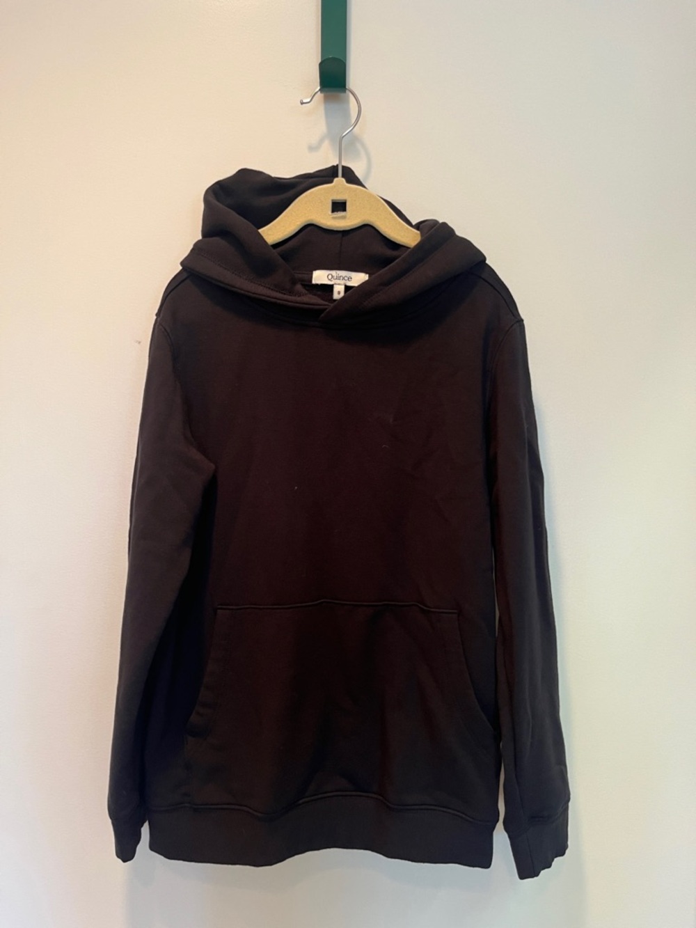 Quince Boy’s Black Pullover Hoodie